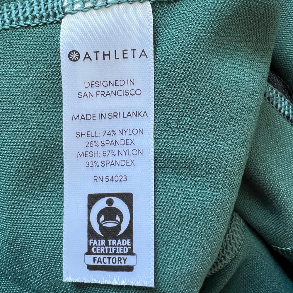 Athleta Up For Anything All In 7/8 Tight with pockets Green S - Picture 11 of 12